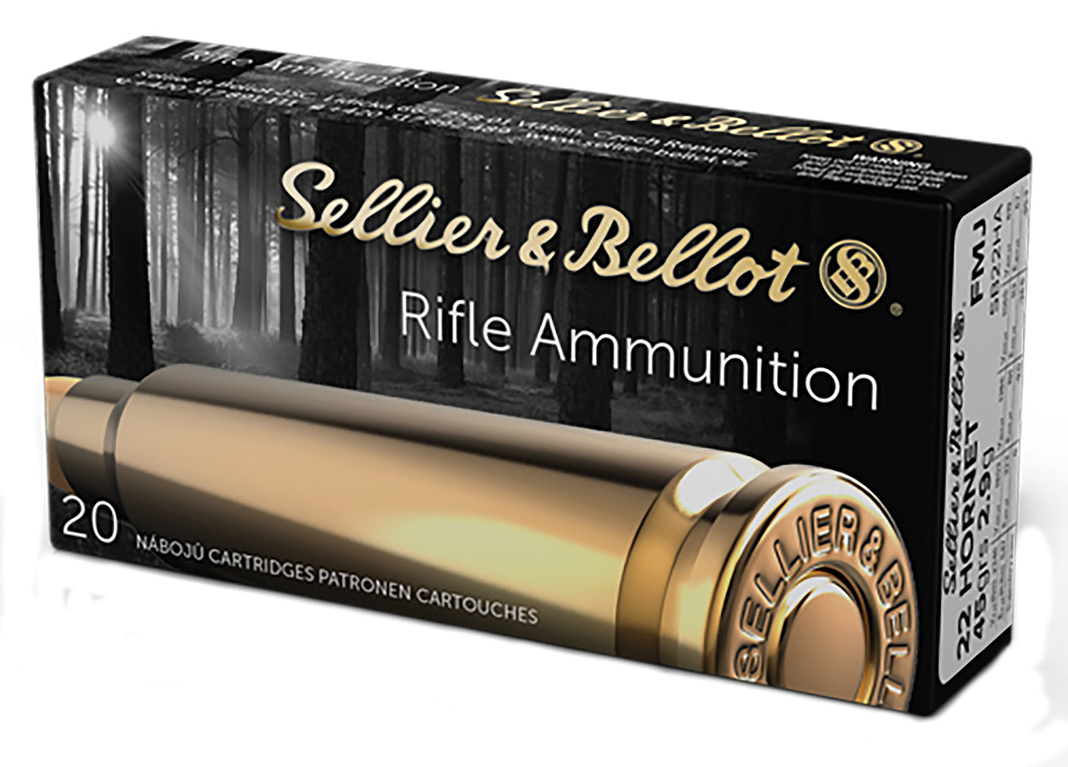 S&B SB22HA         22 HOR   45 FMJ           20/90