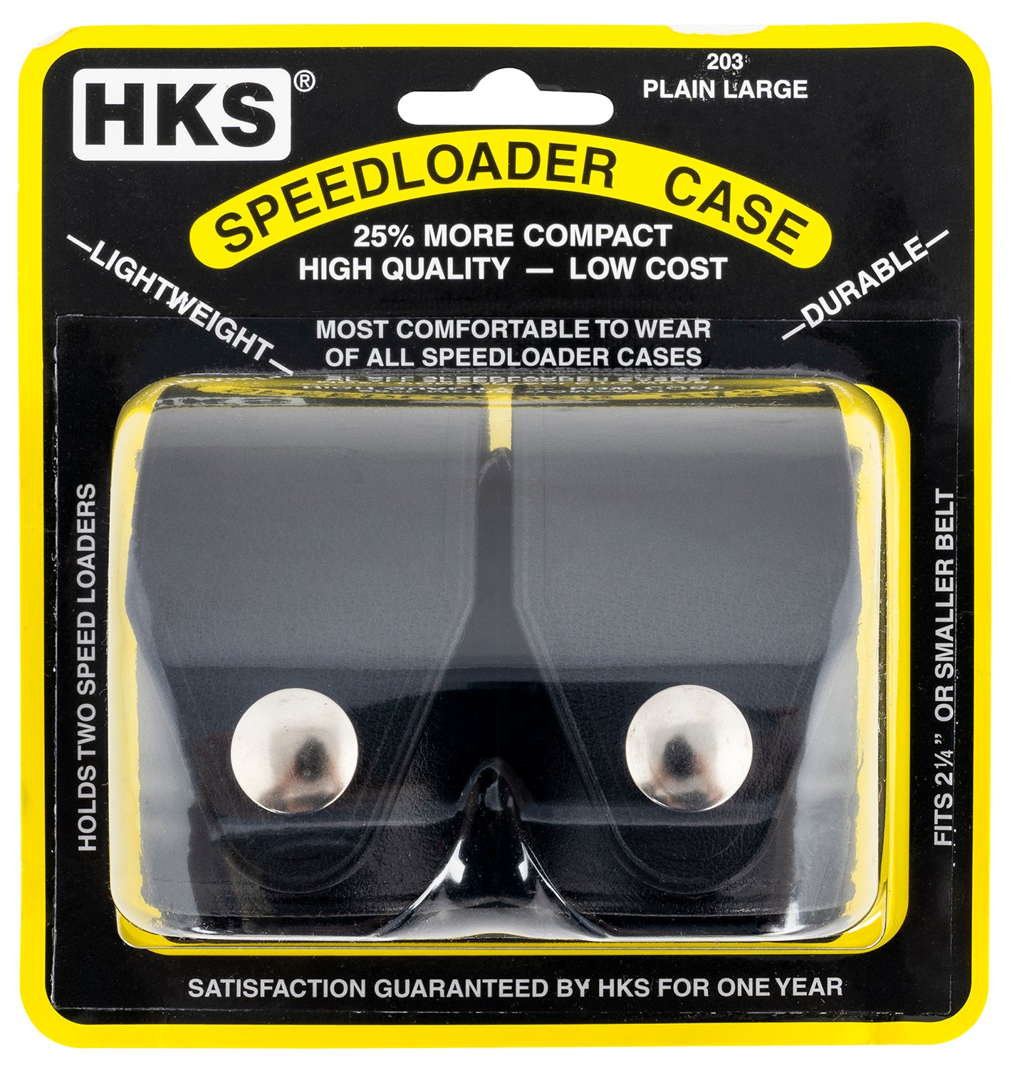 HKS 203PLBN SPEEDLOADER CASE LGE    BLK