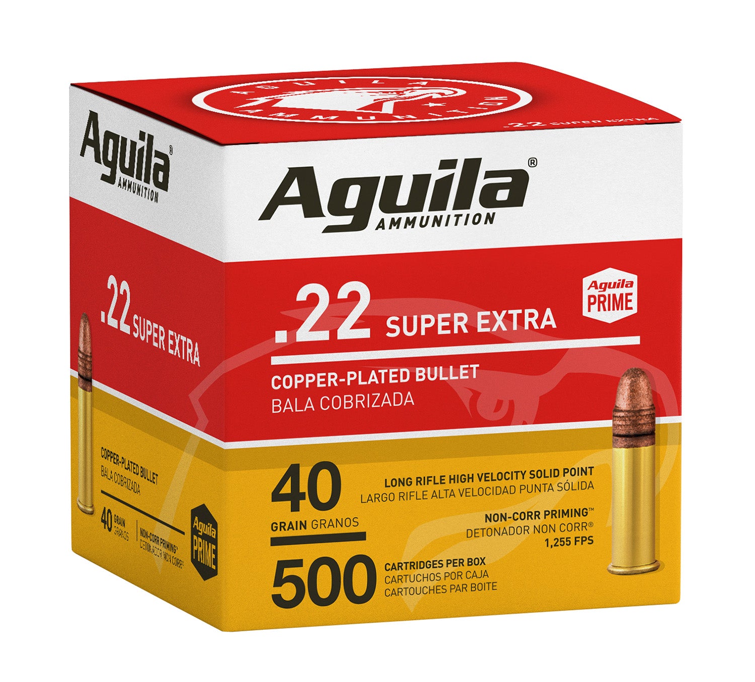 AGUILA 1B221115      22LR HV SP 40GR         500/4