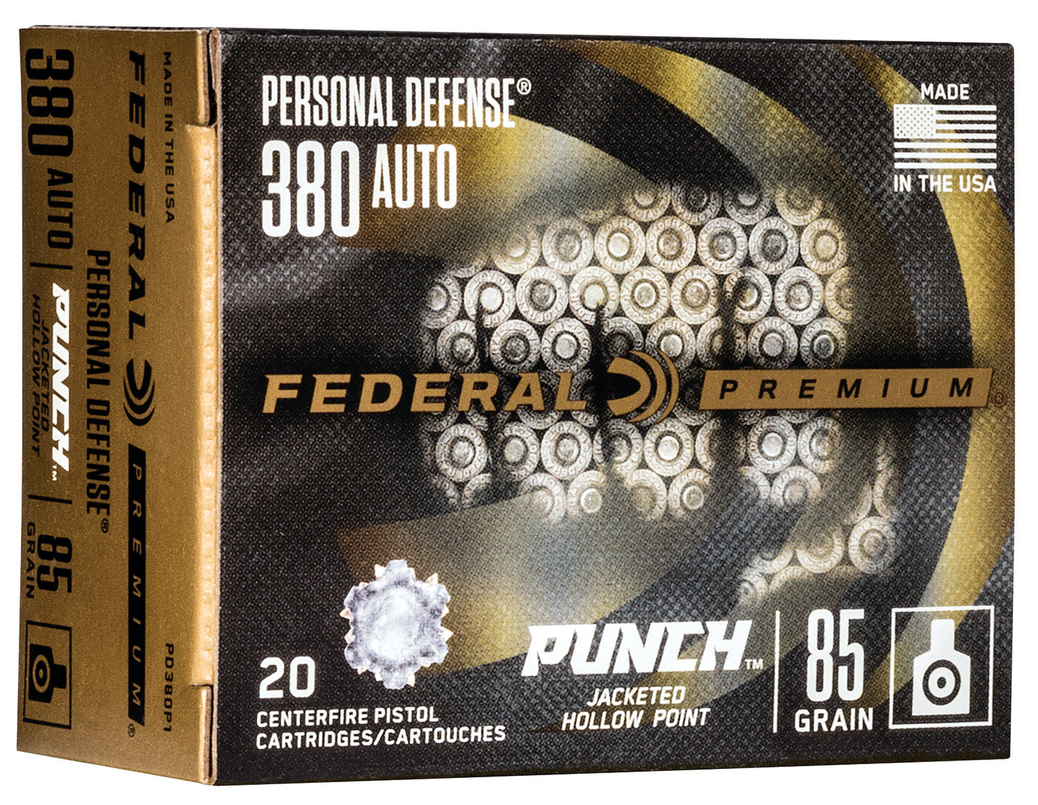 FED PD380P1        380      85 PUNCH JHP     20/10