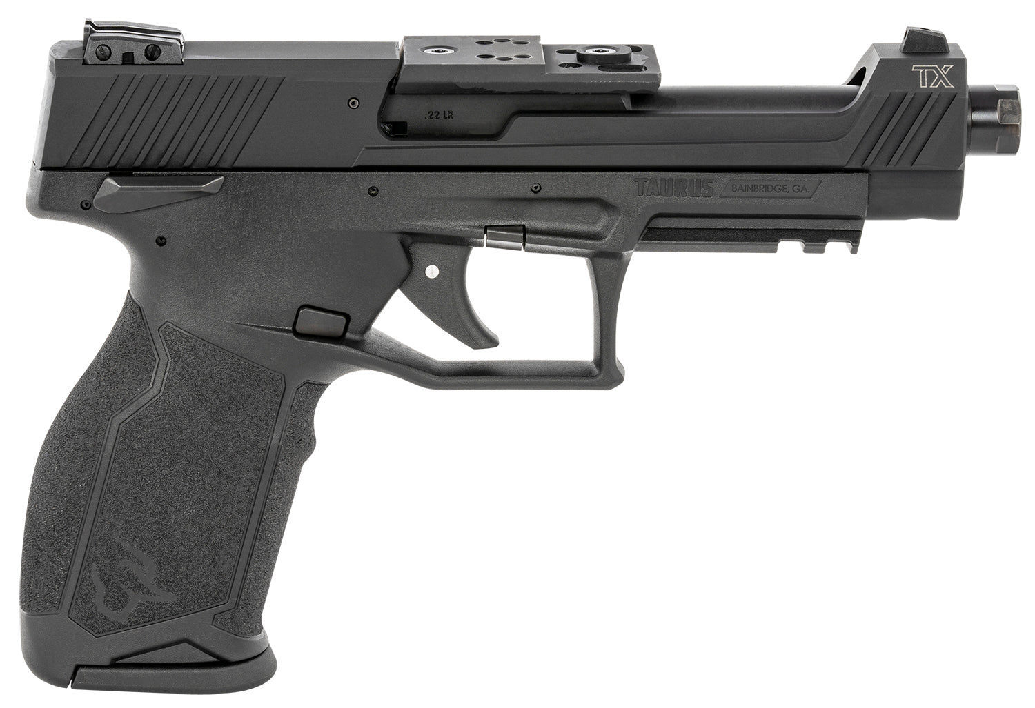 TAU 1-TX22C151      TX22 22LR DAO COMP 5.25 BK/BK