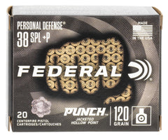 FED PD38P1         38SP+P  120 PUNCH JHP     20/10