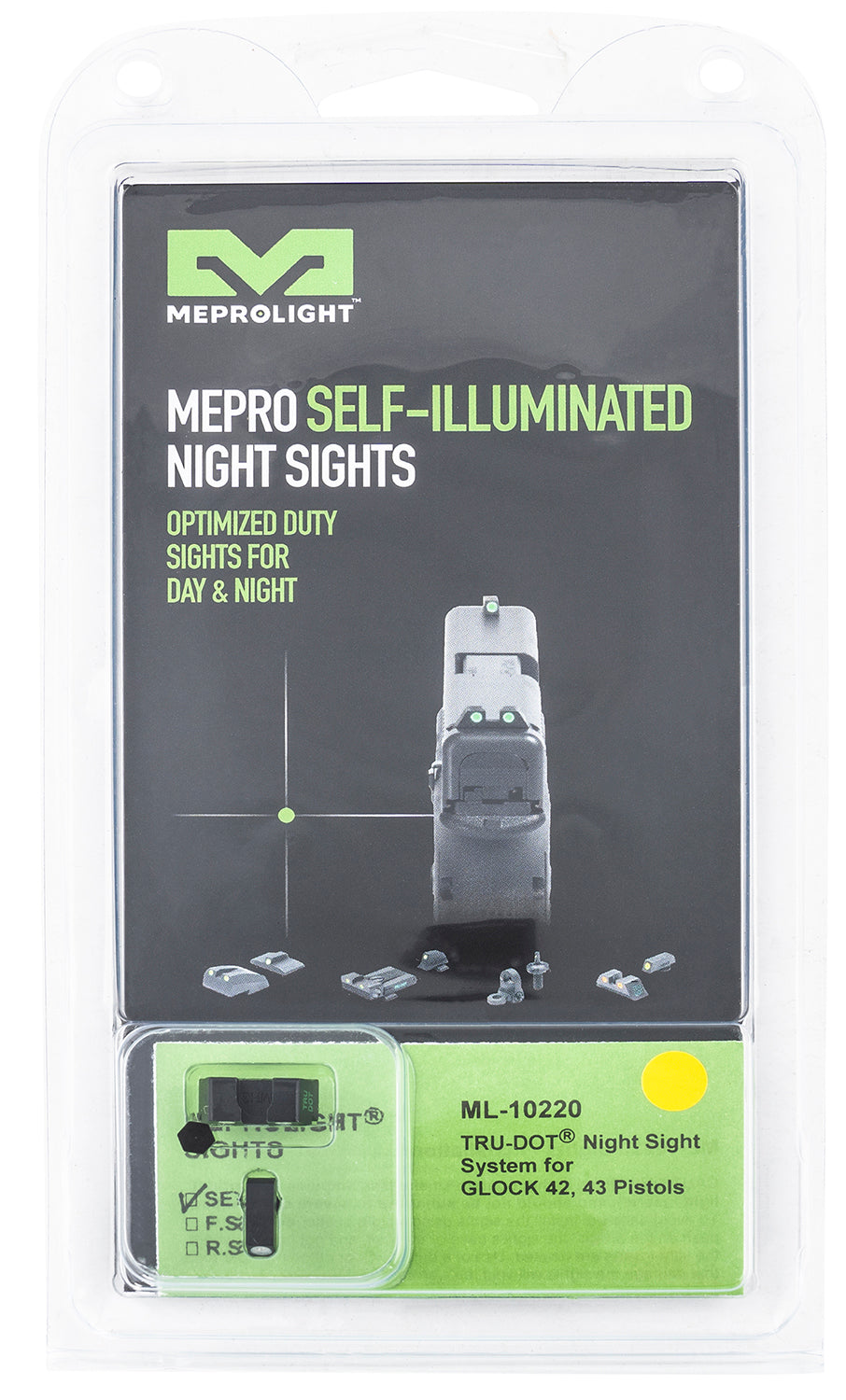 MEPRO 102203201  TRUDOT GLK 42/43/43X      GRN/YLW