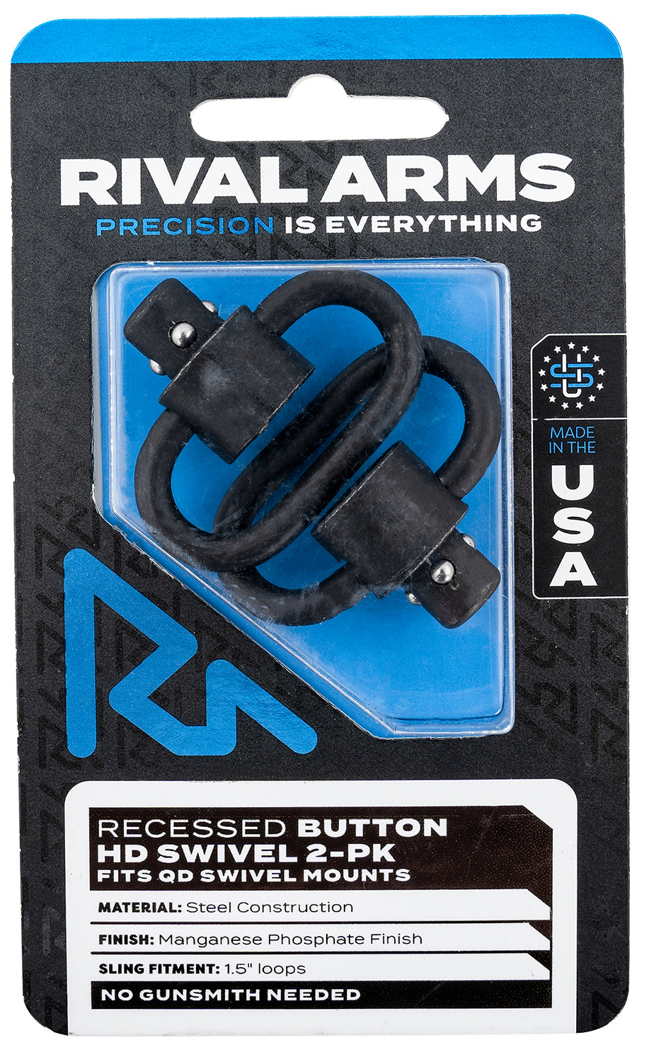 RIVAL RARA92S2A   QUICK DETACH FL SWIVEL SET