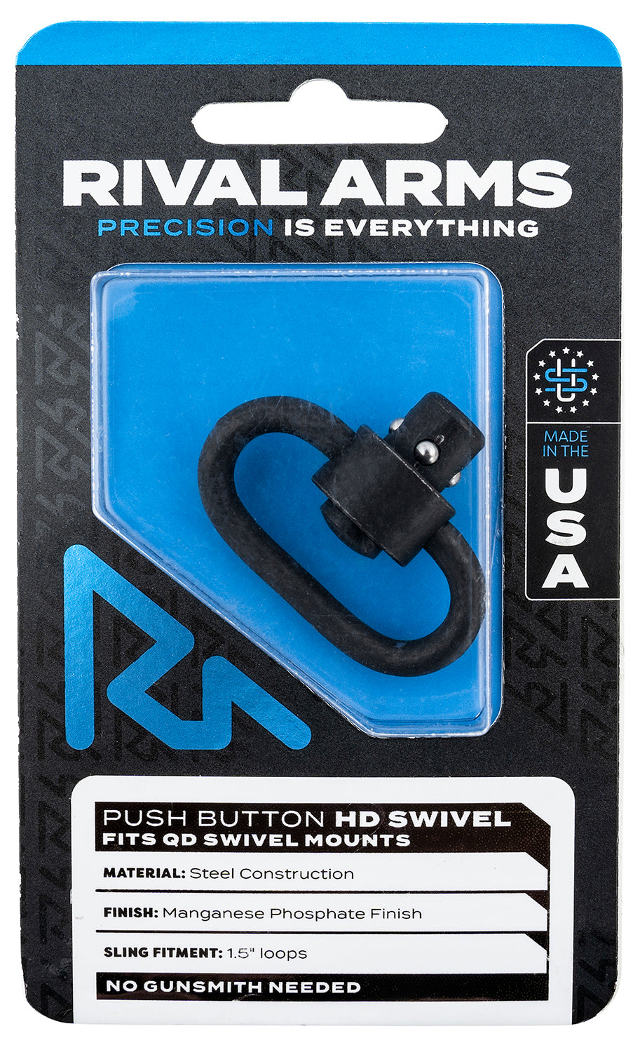 RIVAL RARA92S1B   QUICK DETACH HD SWIVEL SINGLE