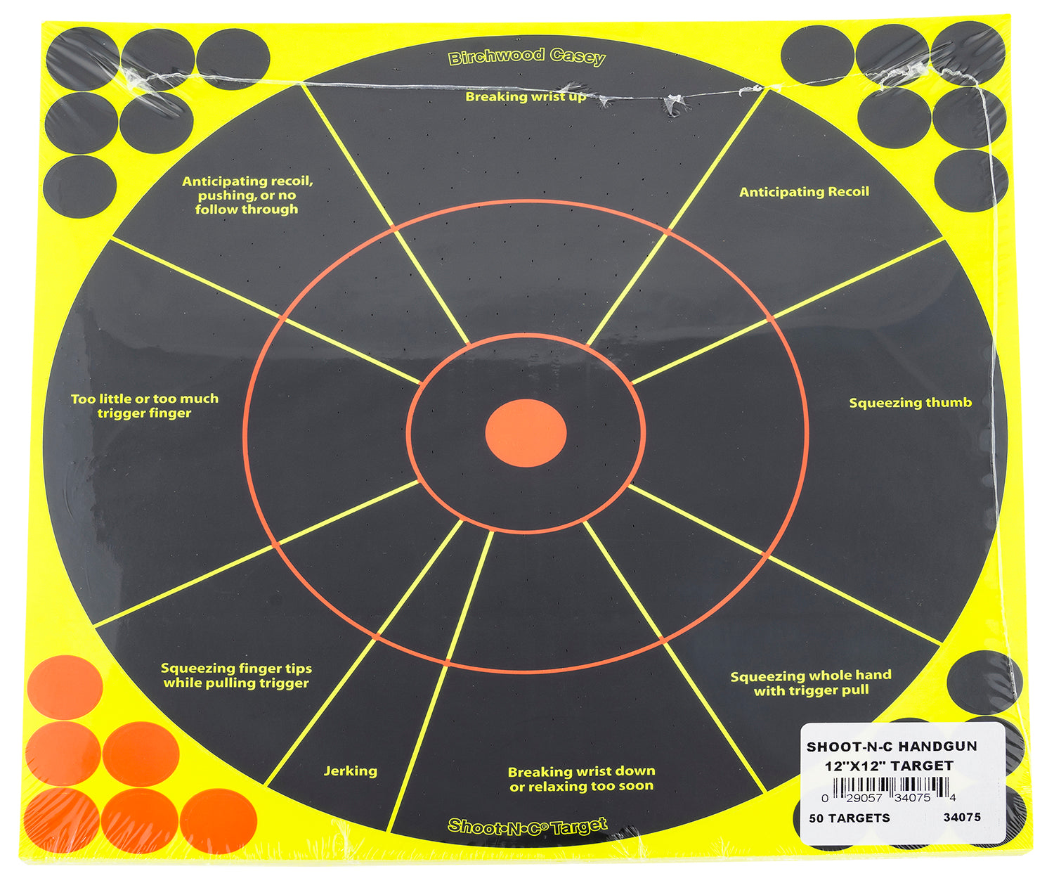 BIR 34075          SHOOT-N-C 12" HNDGN TRAINR 50PK