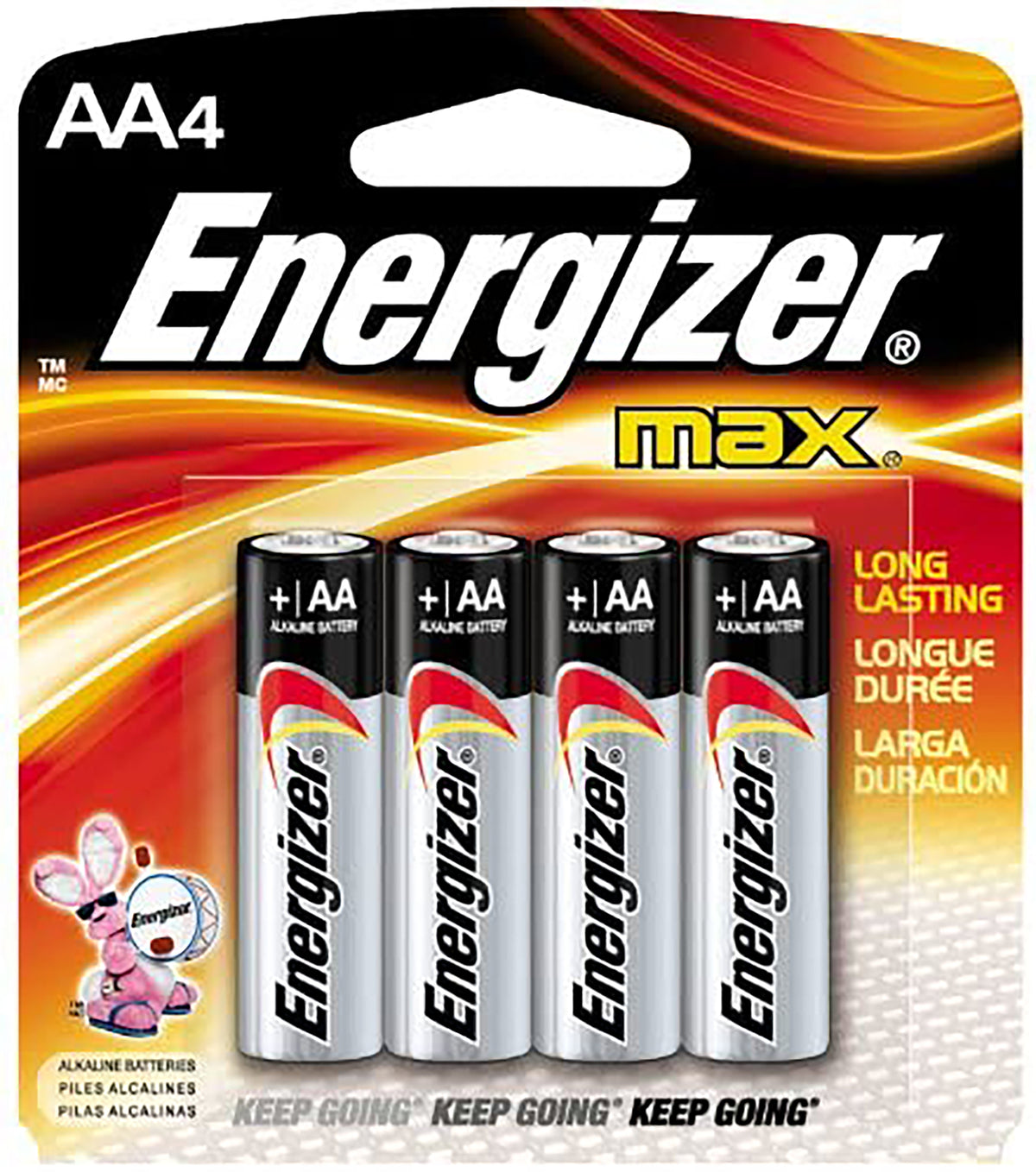 ENERGIZER E91BP-4    MAX AA