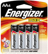 ENERGIZER E91BP-4    MAX AA