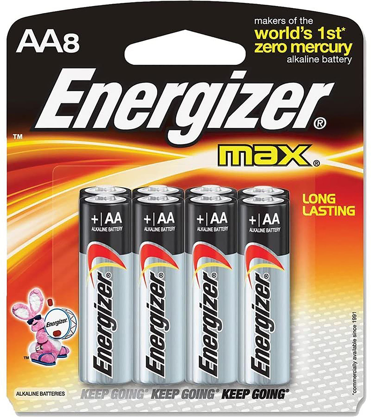 ENERGIZER E91MP-8    MAX AA-8