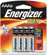 ENERGIZER E92MP-8    MAX AAA-8
