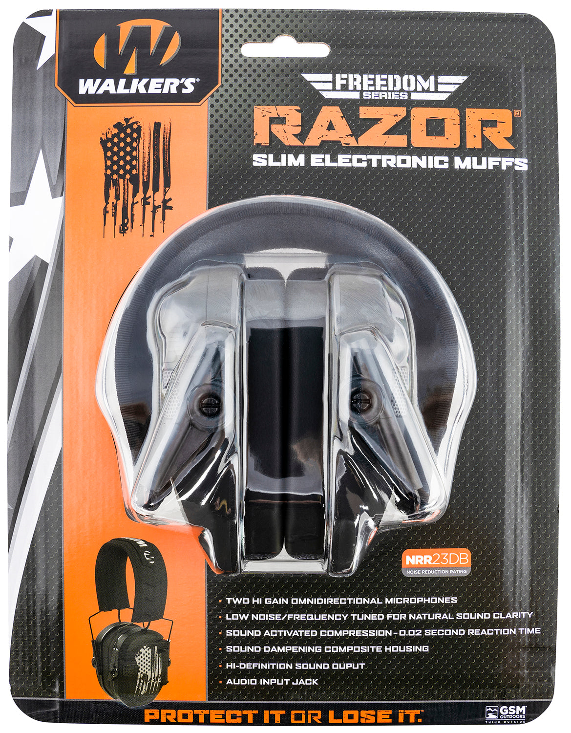 WLKR GWP-RSEMFS-FLG    RAZR FREEDOM MUFF FLG