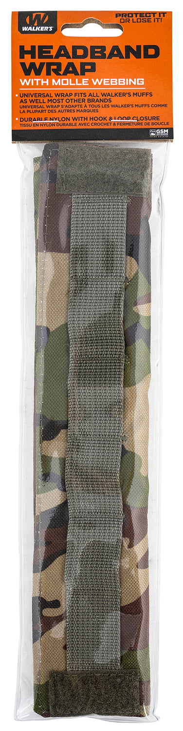 WLKR GWP-HDBNDV-CMO    HEADBND WRAP W VELCRO CAMO