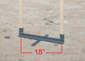 BIR 1800MTS        METAL FLDNG TGT STAND  18" WIDE
