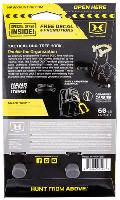 HAWK HWK-3011        TACTICAL DUO TREE HOOK