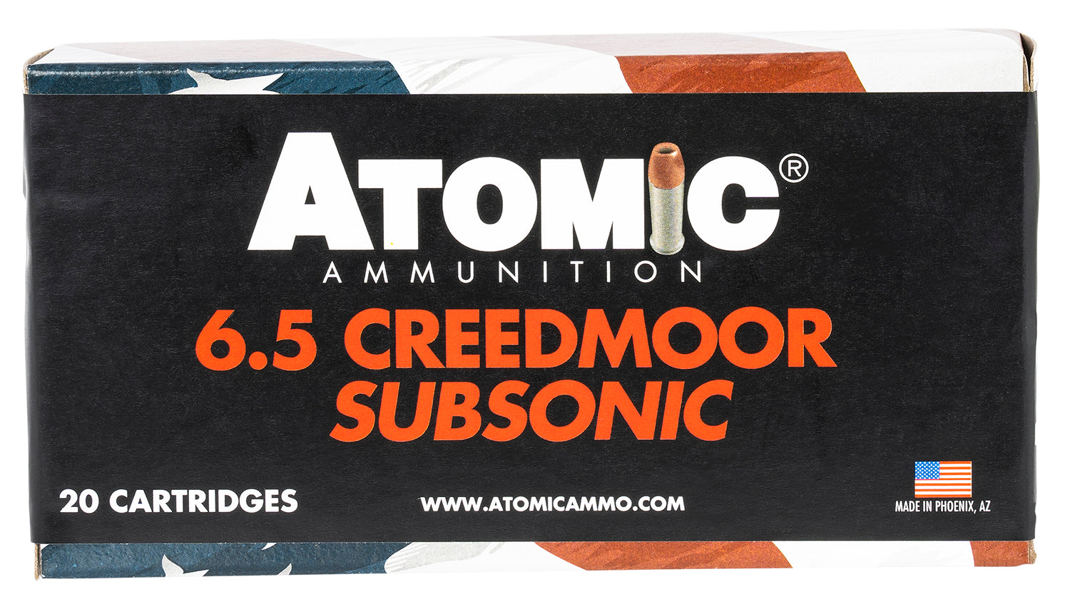 ATOMIC 00482 6.5CRD      129 SUBSONIC JHP    20/10