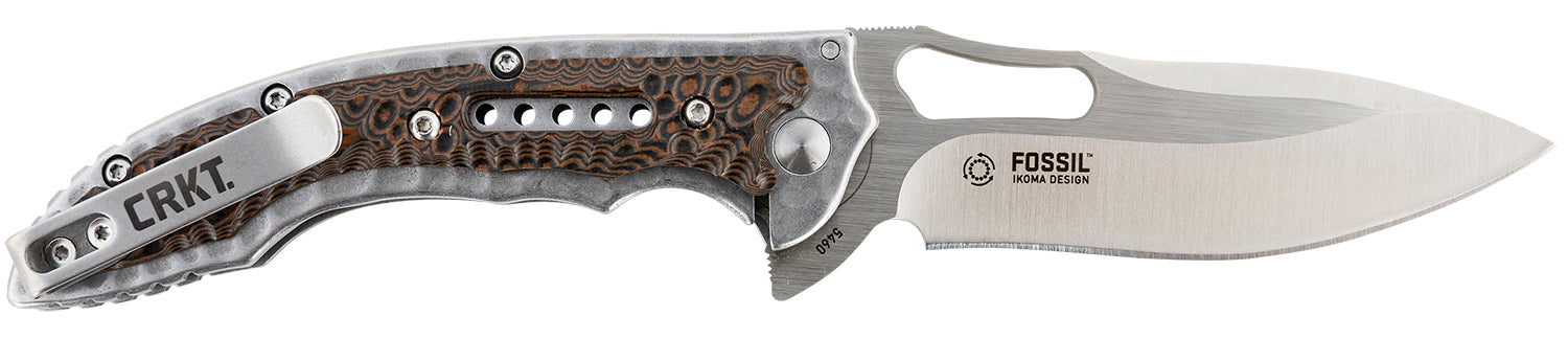 CRKT 5460     FOSSIL COMPACT    3.41 DROP    MULTI