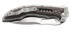 CRKT 5460     FOSSIL COMPACT    3.41 DROP    MULTI