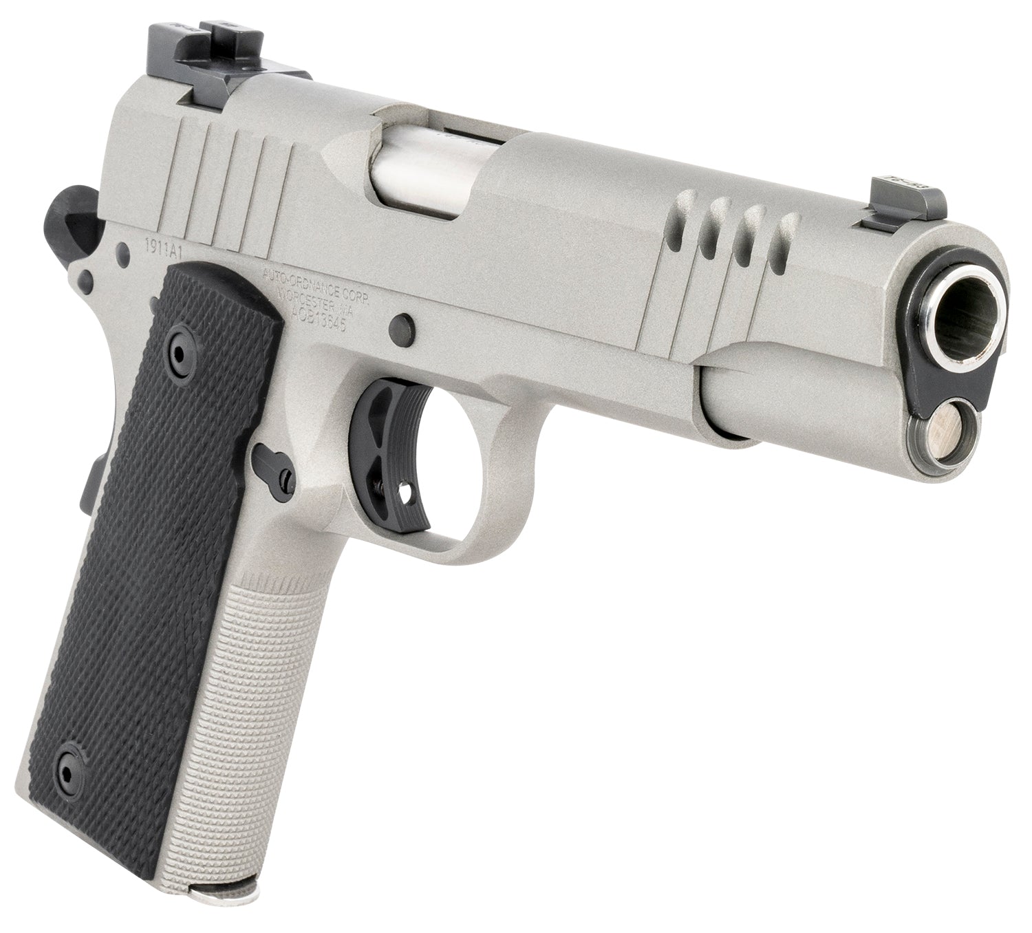 AUTO 1911TCAC6   1911 45 SAVAGE SILVER 5 7R CER SS