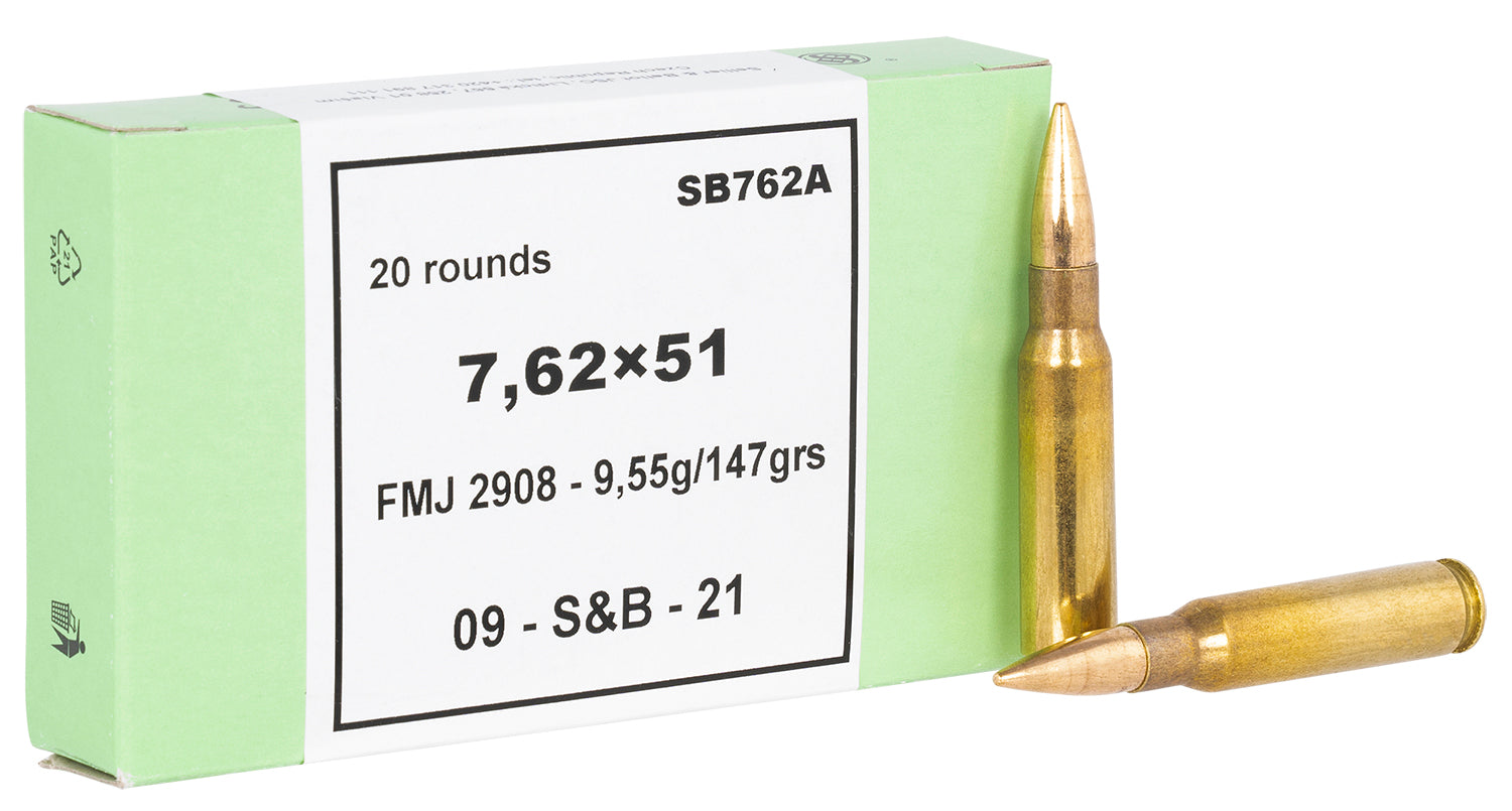 S&B SB762A         7.62X51 147 FMJ           20/30
