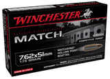WIN S76251M         7.62X51 175 BTHP         20/25