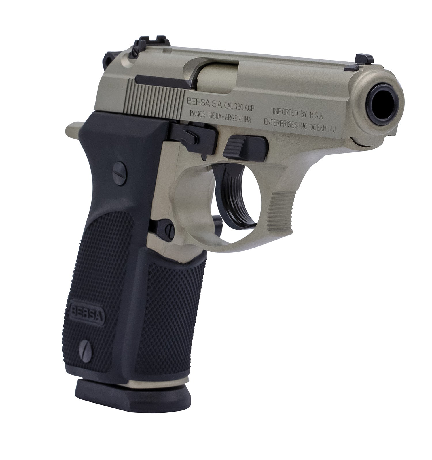BERSA THUN380PNKL15 THUNDER 380 DA 3.5 15R NKL/BLK