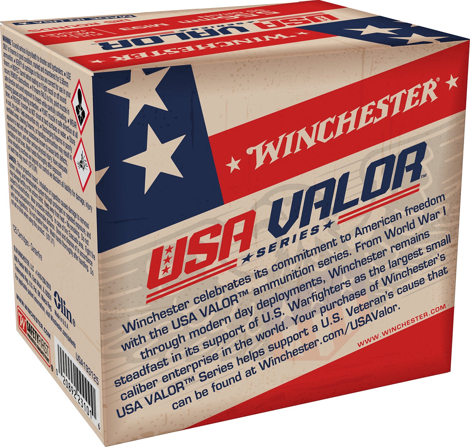 WIN USA193125       5.56 M193 55 FMJ        125/10