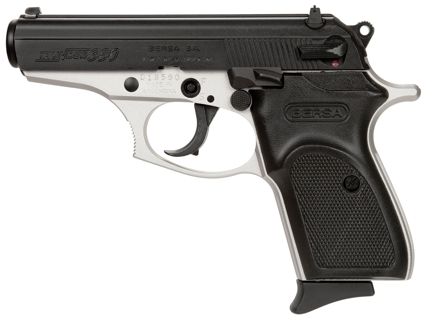 BERSA T380DT8       THUNDER 380 DA 3.5 8R  BLK/NCK