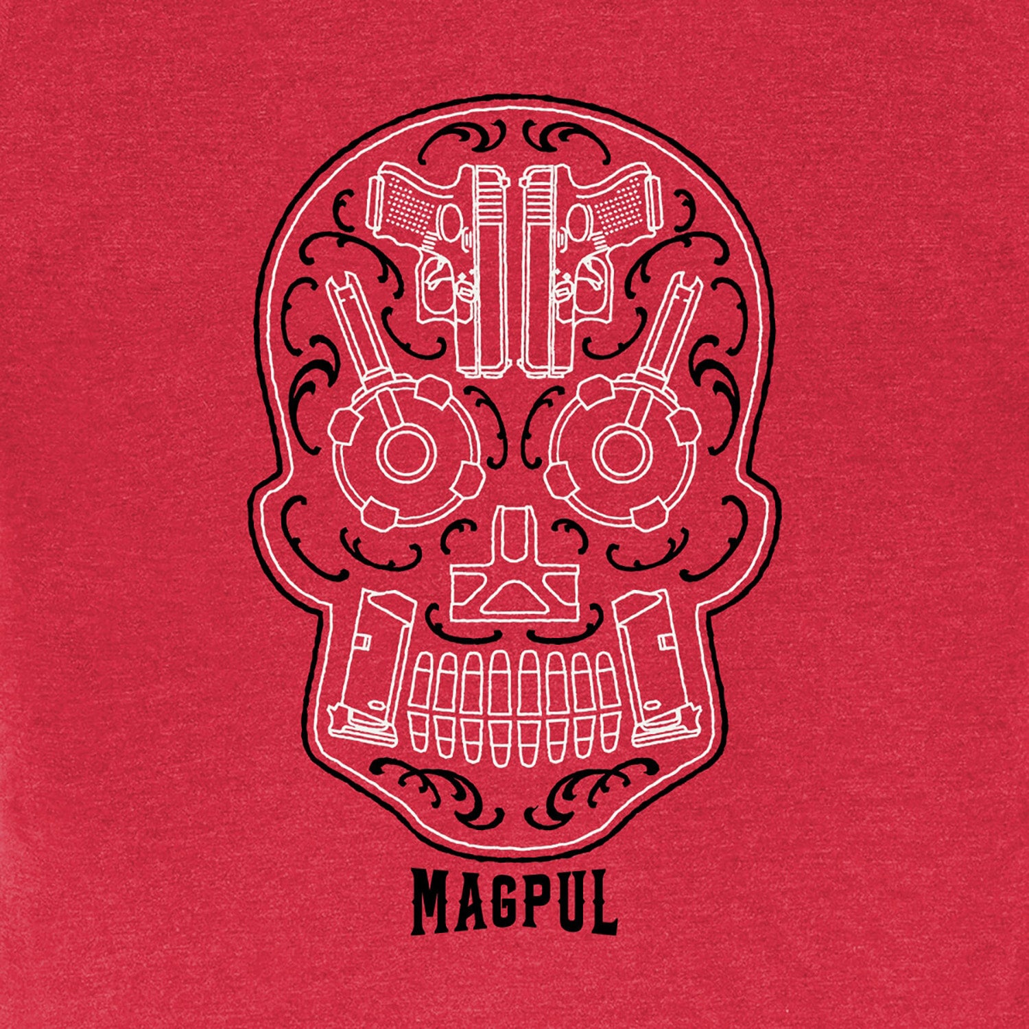 MAGPUL MAG1217-612-S   SUGAR SKULL   SHIRT SM RDHT