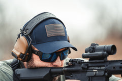 MAGPUL MAG1212-410 LEATHER PTCH TRUCKER HAT  NVY
