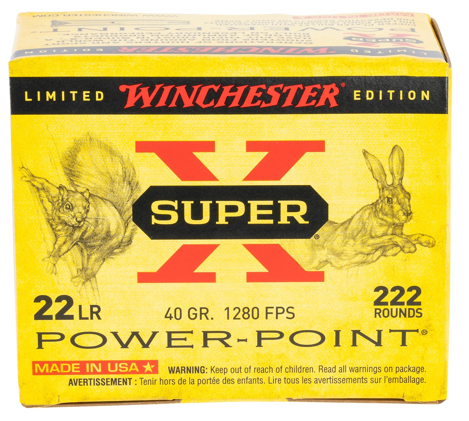 WIN X22LRPPB        22LR  SUPX 40           222/10
