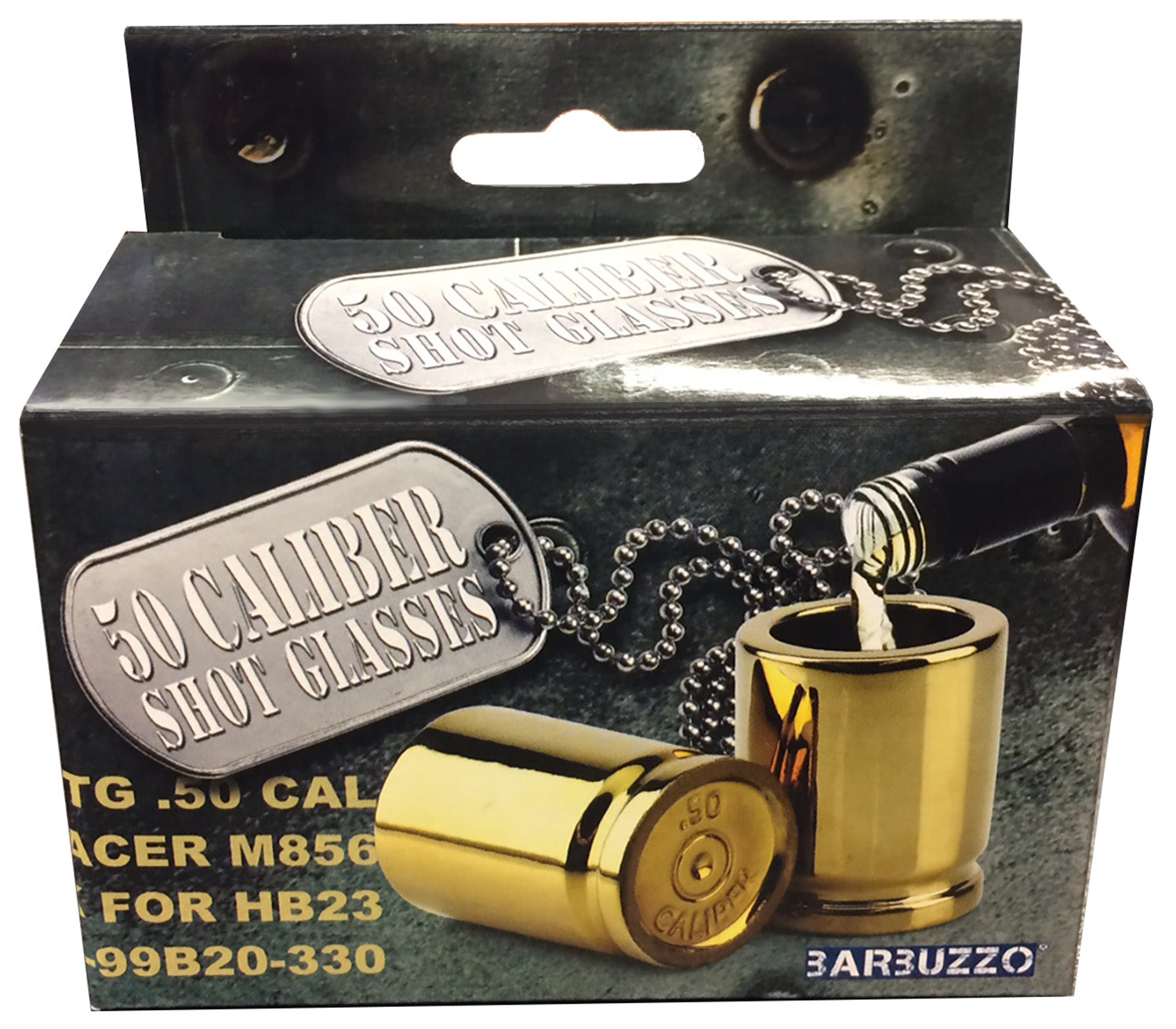 CAMP CBG-SG-1002  SHOT GLASSES (2) 50 CAL
