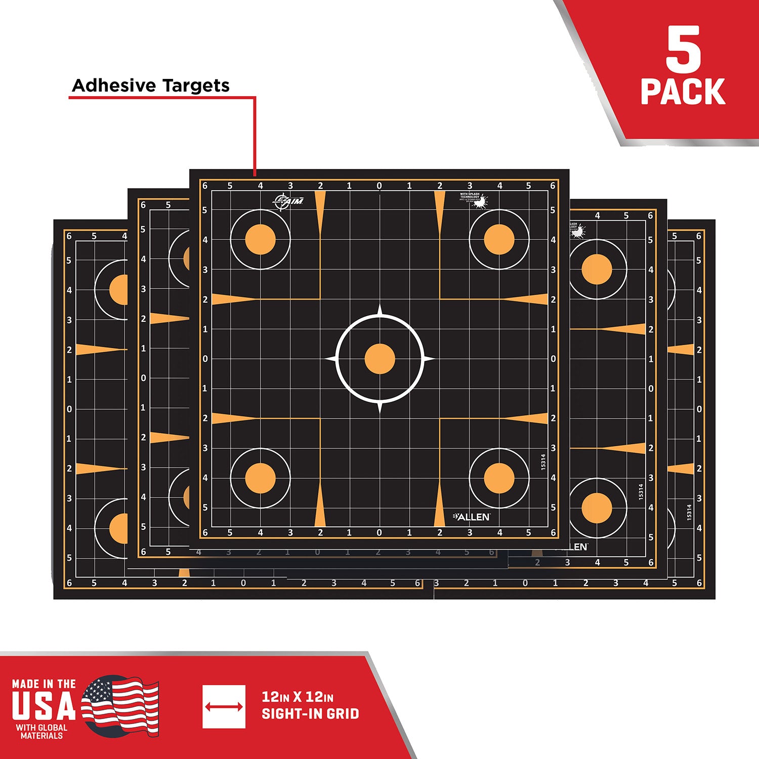 ALLEN 1531410 EZAIM SPLASH  12X12 SIGHTIN GRID