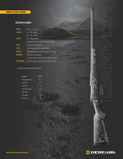 BERGARA BPR2665CM     CANYON 6.5CM     20  3R CAMO