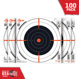 ALLEN 15334100 EZ AIM PAPER   12X12 BULLSEYE   100