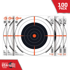 ALLEN 15334100 EZ AIM PAPER   12X12 BULLSEYE   100