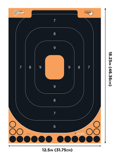 ALLEN 1550125  ADHESIVE SPLASH HG  TRAIN TARGET