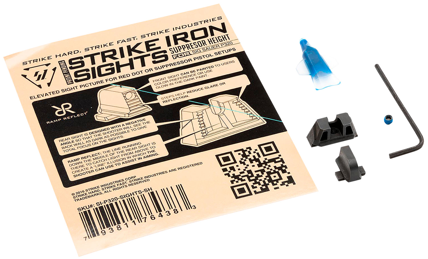 SI P320-SIGHTS-SH     P320 FRT/REAR SGHT SUPPRES