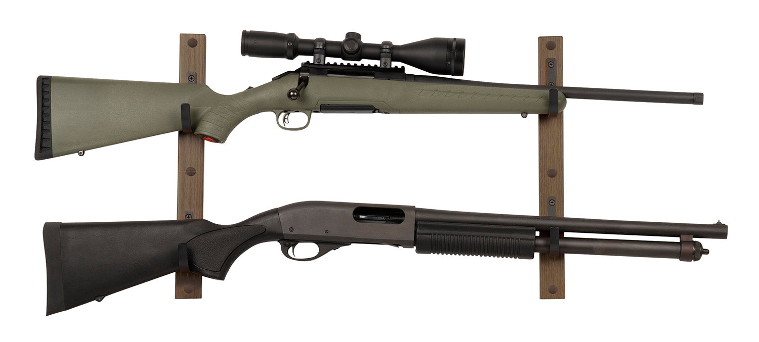 ALLEN 5659   GUN COLLECTOR 2 PLACE    WOOD/METAL