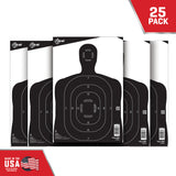 ALLEN 15447  EZ AIM  SILHOUETTE TRGT 12X18 25 PK