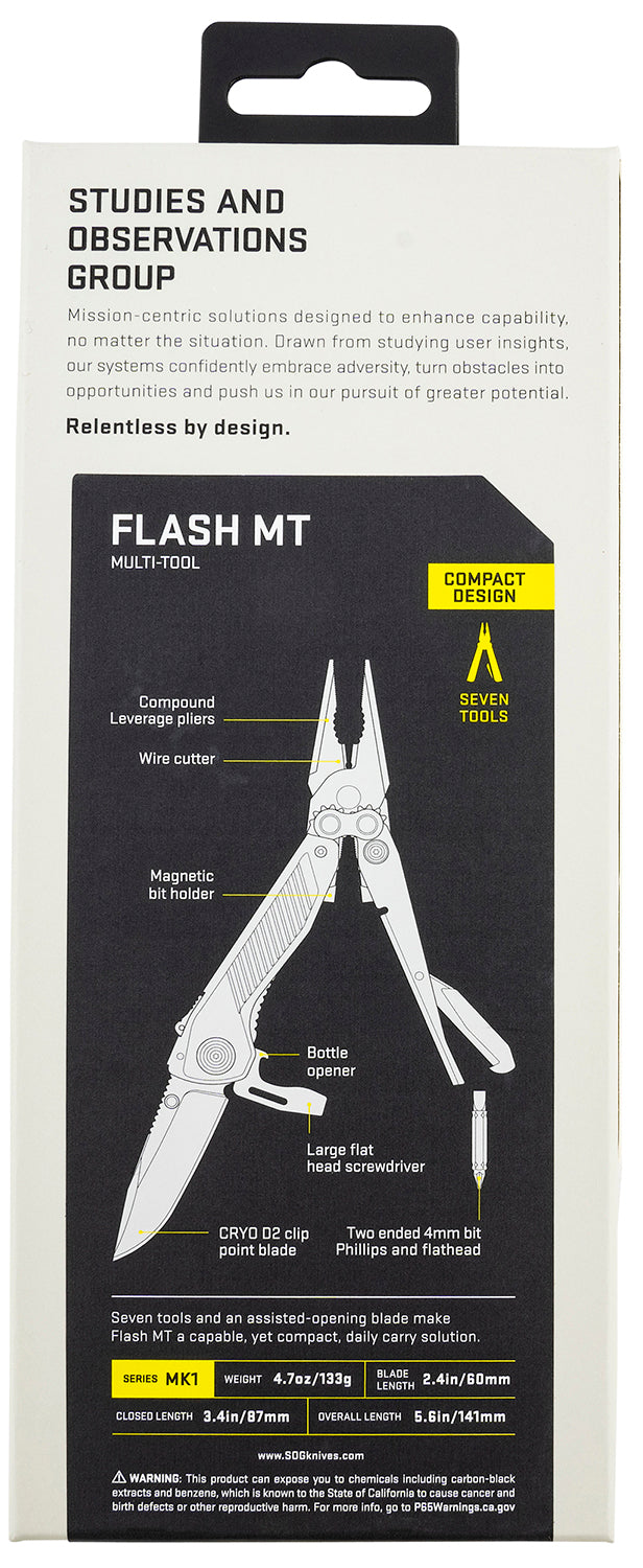 SOG 29-55-01-41  FLASH MT SILVER/BLK