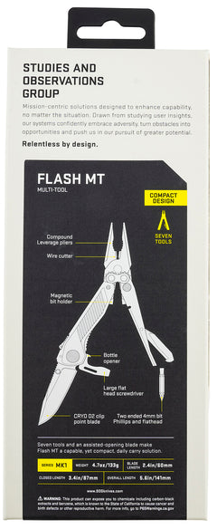 SOG 29-55-01-41  FLASH MT SILVER/BLK