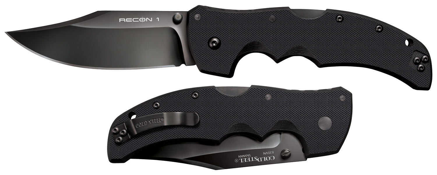 COLD  27BC    RECON 1 CLIP POINT PLN EDGE 4