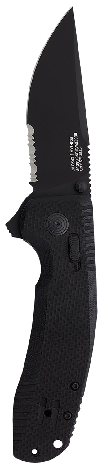 SOG 12-38-03-41  SOG-TAC XR BLACKOUT SERRATED