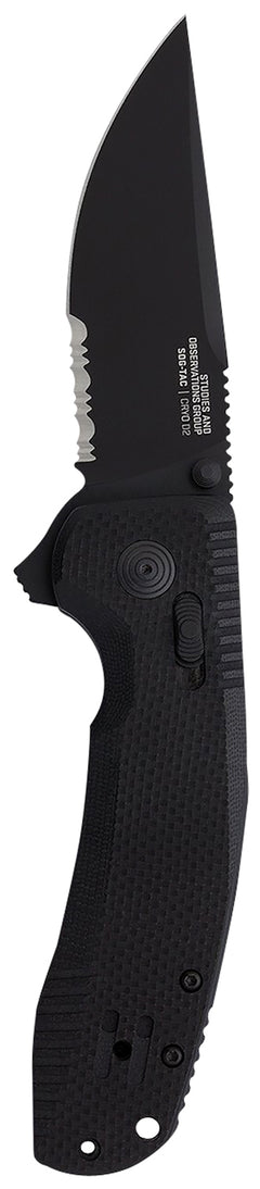 SOG 12-38-03-41  SOG-TAC XR BLACKOUT SERRATED