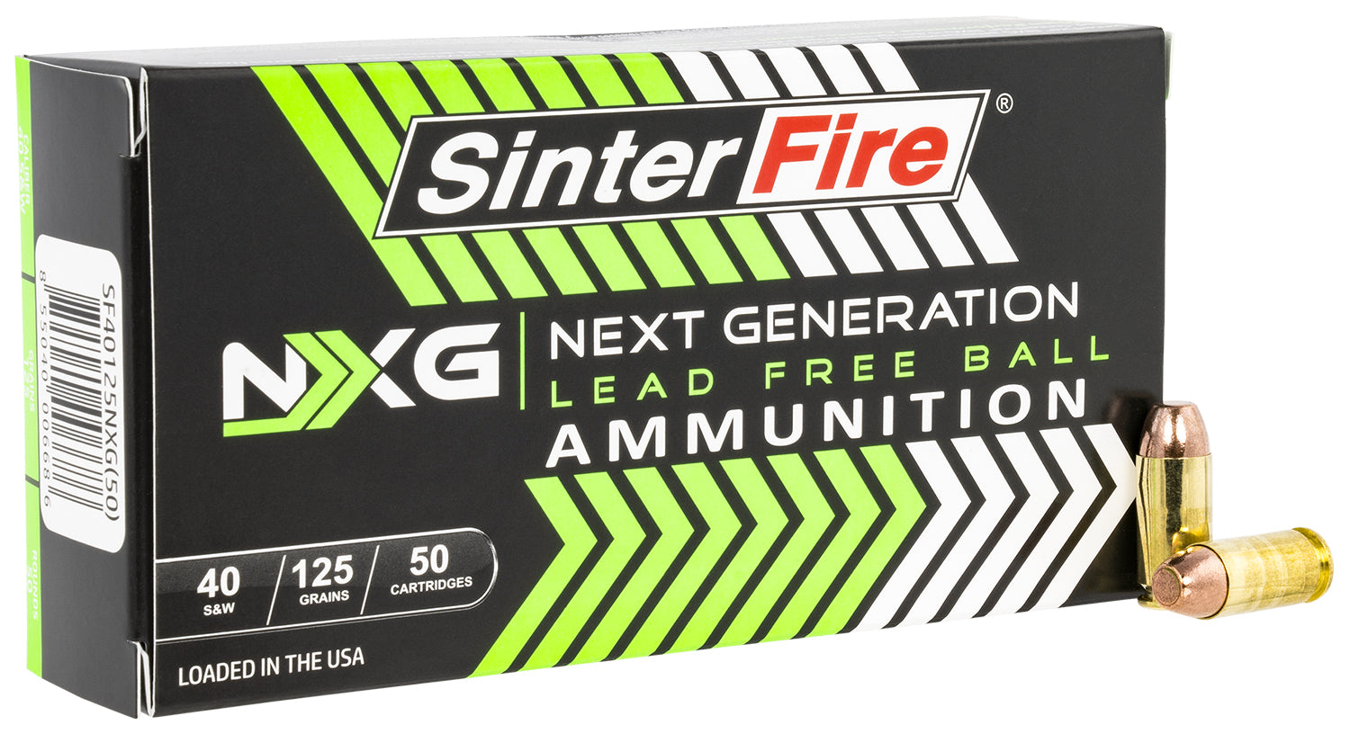 SINTERFIRE SF40125NXG 40 S&W 125GR.LEAD-FREE 50/20