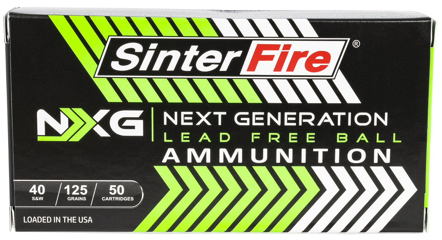 SINTERFIRE SF40125NXG 40 S&W 125GR.LEAD-FREE 50/20
