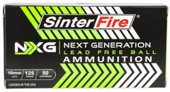SINTERFIRE SF10125NXG 10MM 125 GR. LEAD-FREE 50/20