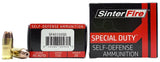 SINTERFIRE SF45155SD  45A 155GR.HOLLOW POINT 20/10