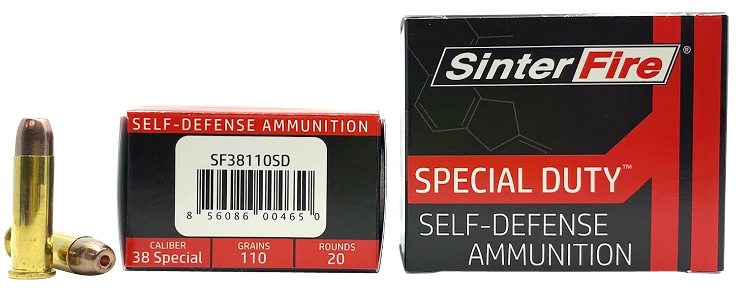 SINTERFIRE SF38110SD  38SP 110GR.HOLLOW PNT  20/10