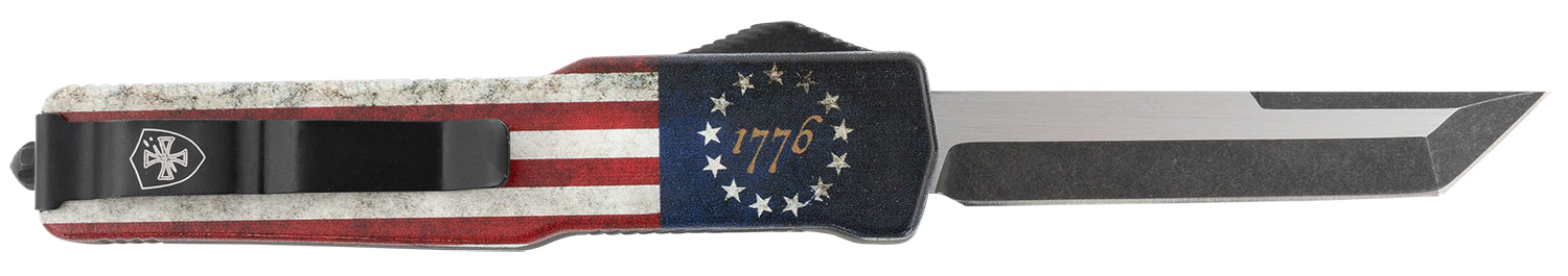 TEMP MZBRF221  SLIM ZINC BETSY ROSS FLAG TANTO